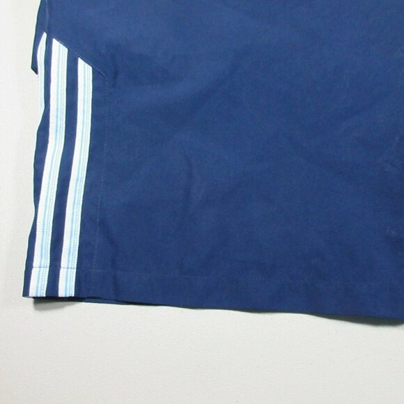 Vintage adidas Y2K womens navy white ClimaProof wide leg capris XL - Picture 10 of 11